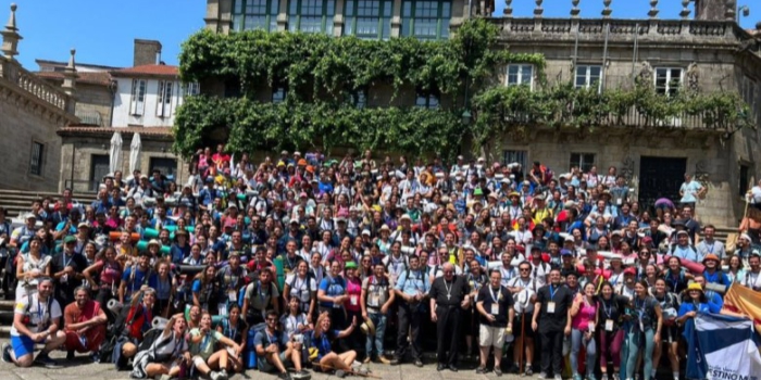 Nuestros Jóvenes participan en la Peregrinación Europea a Santiago